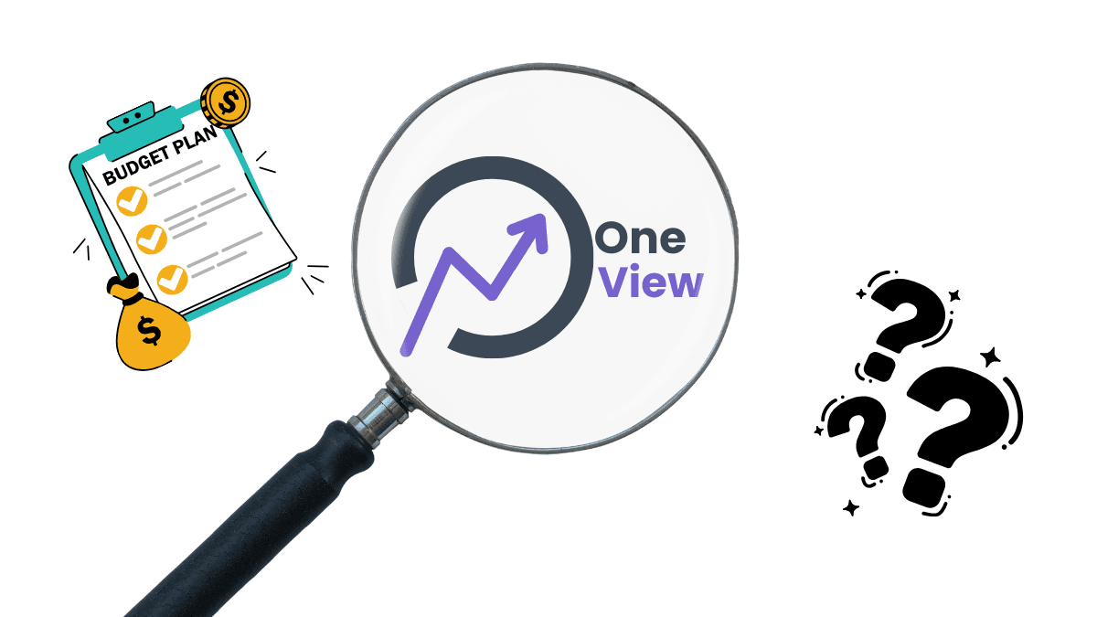 OneView dashboard showing financial health